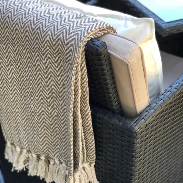 anzanian Hand Woven Cotton Circle Throws