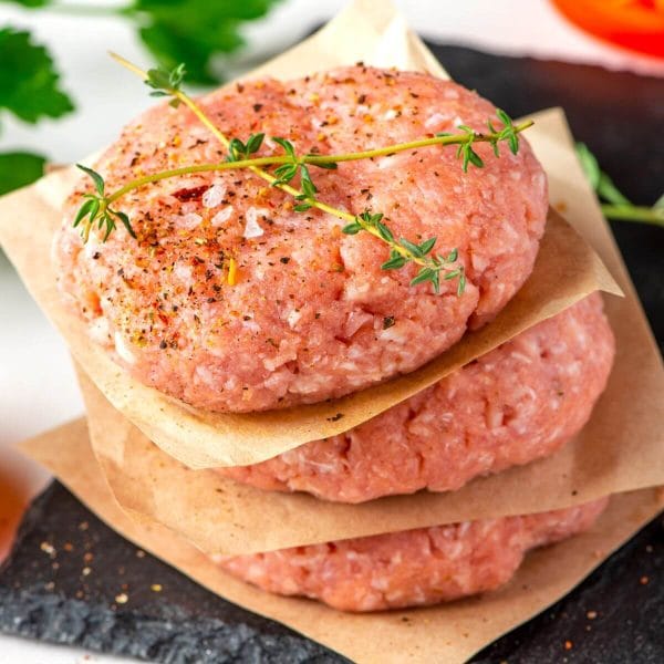 pork and apple burger