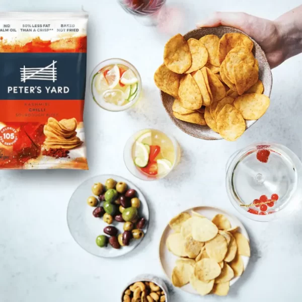 Peters Yard Kashmiri Chilli Sourdough Bites - Share Bag 90g