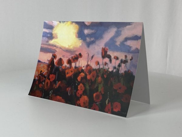 BLACK FARMER GREETINGS CARD flowers