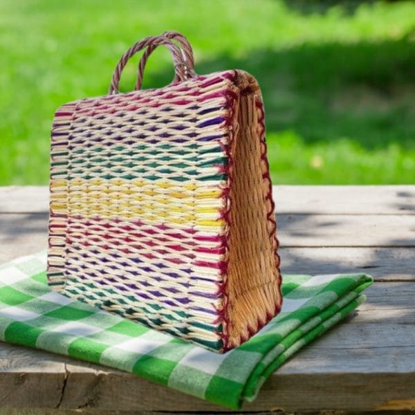 Natural Reed Grass Basket