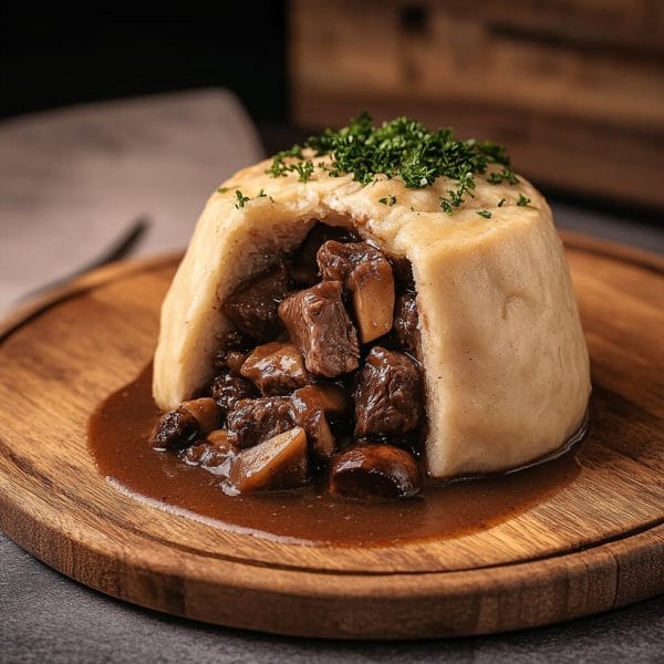 Kentish Steak & Mushroom Suet Pudding 400g