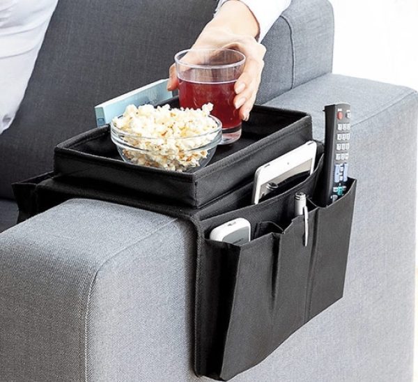 sofa tray control drink holder gift luxury