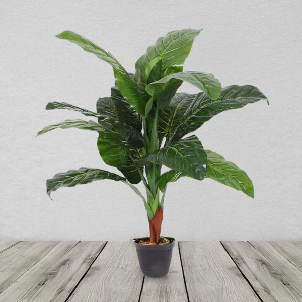 105cm Artificial Elephant Ear Plant (Colocasia) - Extra Large 