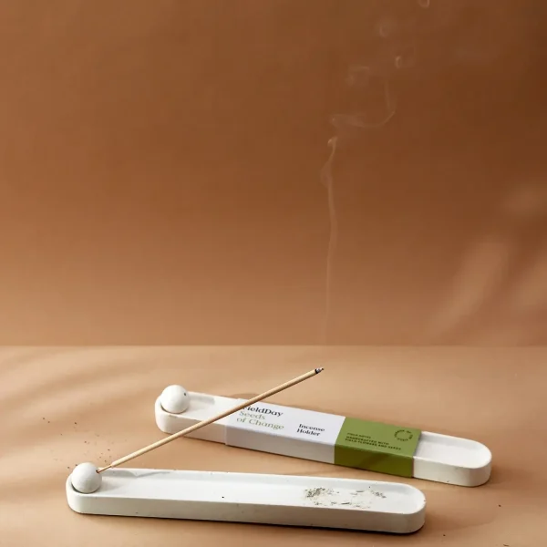 Eco-Friendly Jesmonite Resin Incense Holder – Wildflower Dish