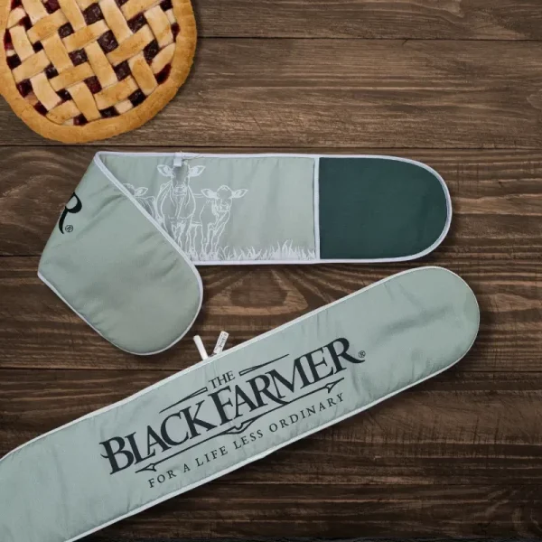The Black Farmer Double-Mitt Oven Glove