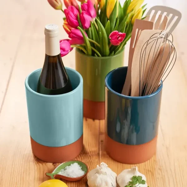 Sintra Glazed Terracotta Wine Cooler - Image 2