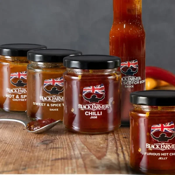 A spicy assortment of The Black Farmer products