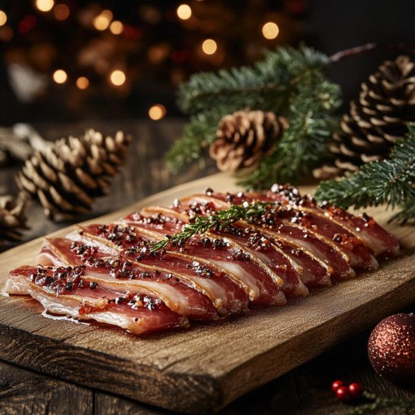 Bacon - Rind On Unsmoked Middle 300g