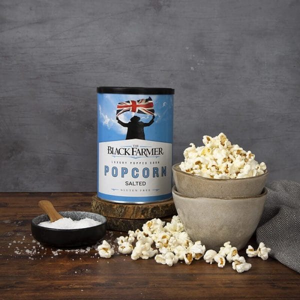 The Black Farmer Salted Popcorn - Tub