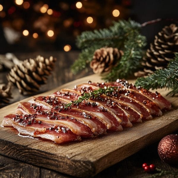 Bacon - Rind On Unsmoked Middle 300g